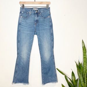 Madewell | Cali Demi-Boot Jeans w/ Raw Hem Sz. 26